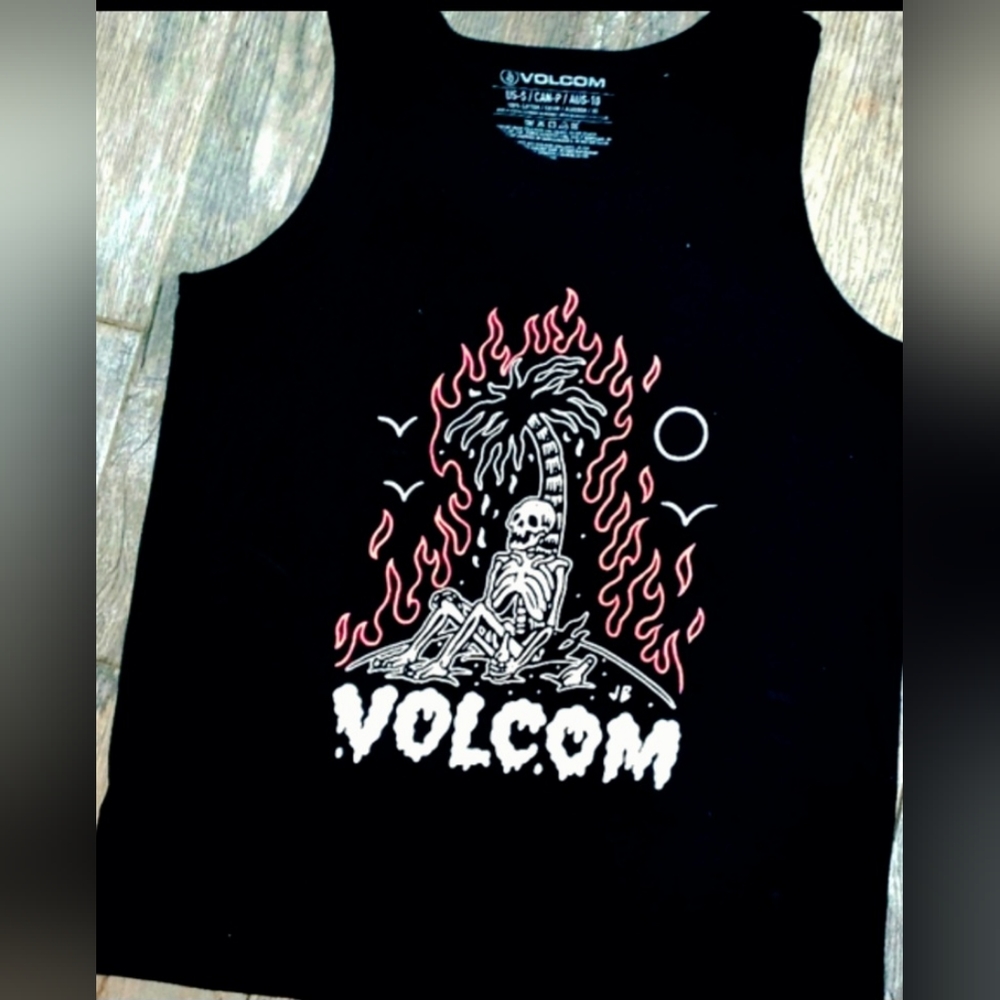 Volcom Skeleton Island Tank XS NWOT!!